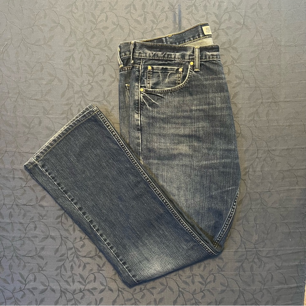 Levis 527 Boot Cut Denim Men's Blue Jeans Size 38